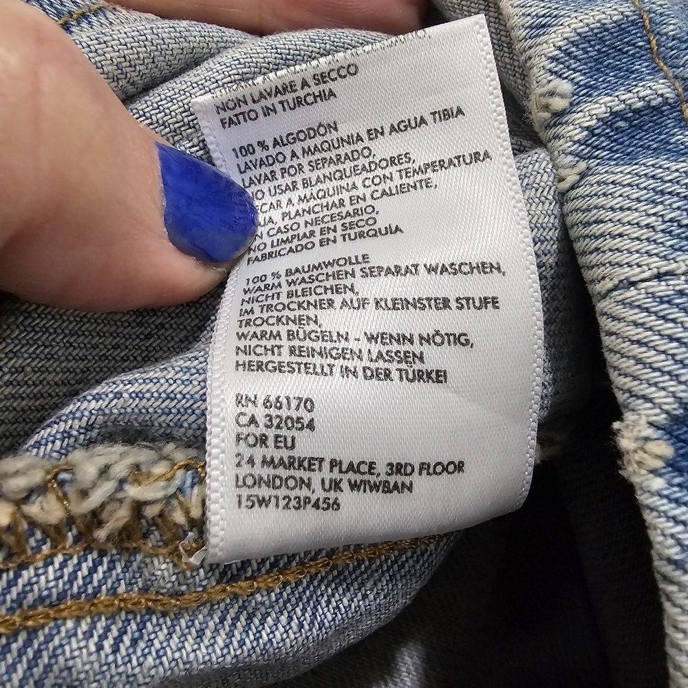 BDG Utility A-Line Denim Mini Skirt Size XS - Picture 13 of 16